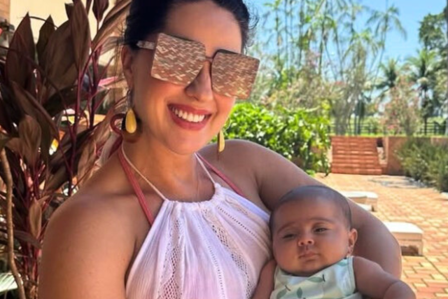 Graciele Lacerda mostra primeira viagem da filha com Zezé Di