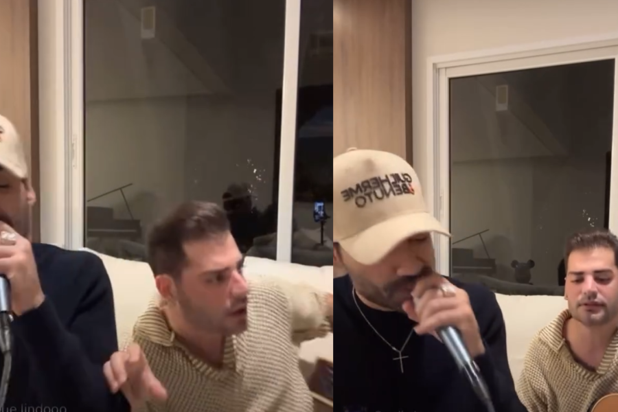 Guilherme e Benuto encerram live com susto e deixam fãs