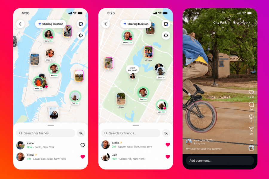 Instagram se desculpa após erro liberar mapa de localização de
