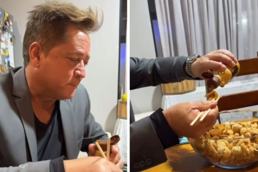 Leonardo apresenta o sushi mineiro com pimenta e diverte internautas